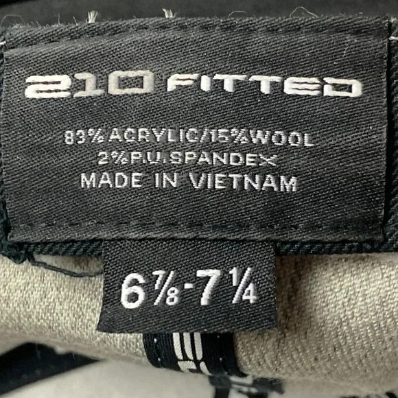 SALTWATER BREWERY HAT GRAY SALTWATER WAVE LOGO 210 FITTED HAT SIZE 6 7/8… - Picture 10 of 12